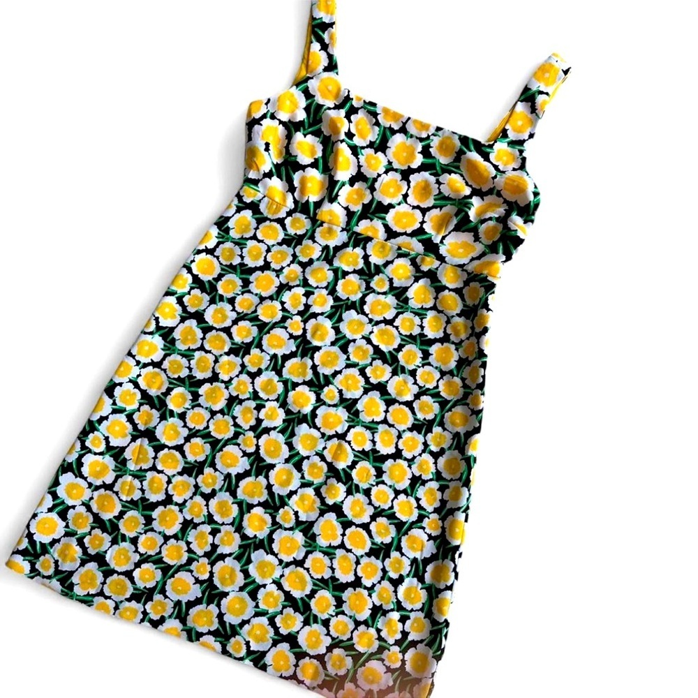 Diane von Furstenberg X Target ‘90s Shift Poppy Mini Floral Babydoll Dress Sz 2 - Picture 1 of 6